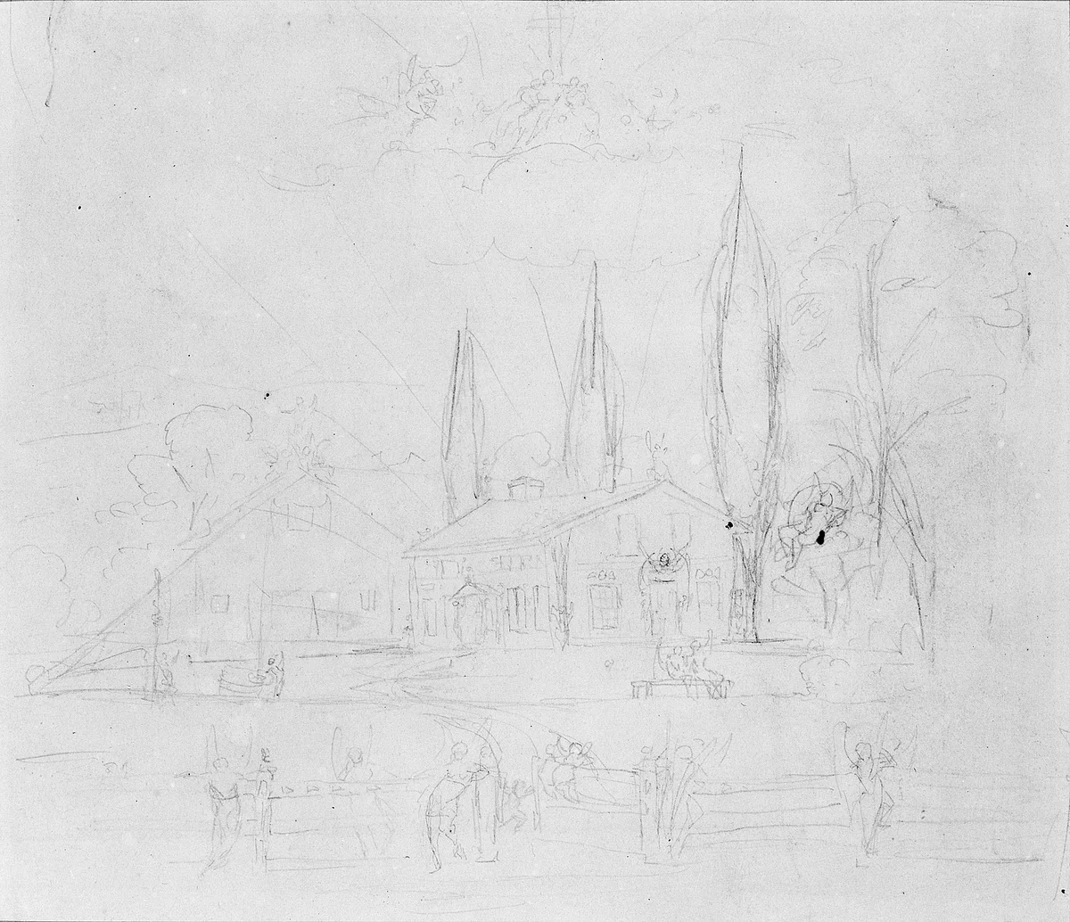 Home Sweet Home by William Rimmer, artwork, 1816-1879