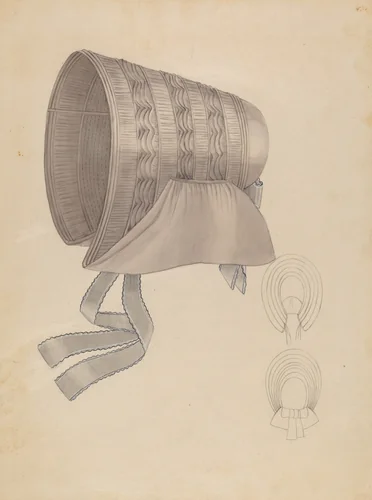 Bonnet by Bessie Forman, index of american design, 1936