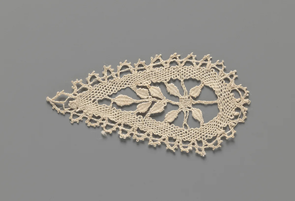 Motief van kloskant in de vorm van een druppel by Sophia Gerardine Cenijn-Smit, other, 1914