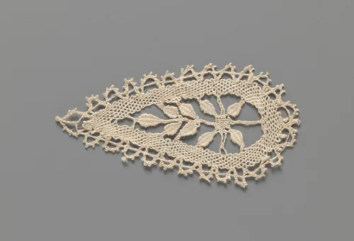 Motief van kloskant in de vorm van een druppel by Sophia Gerardine Cenijn-Smit, other, 1914