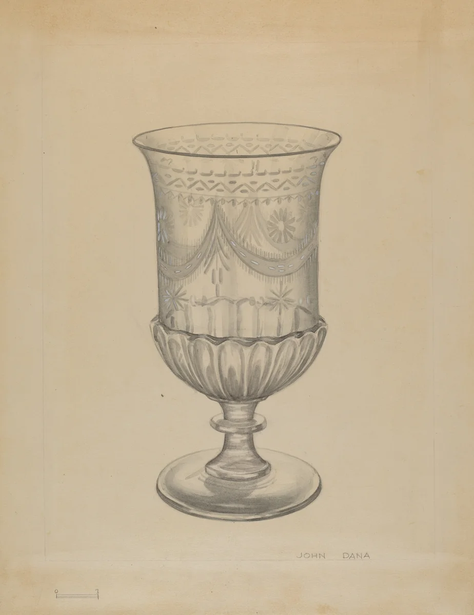 Vase by John Dana, index of american design, 1936