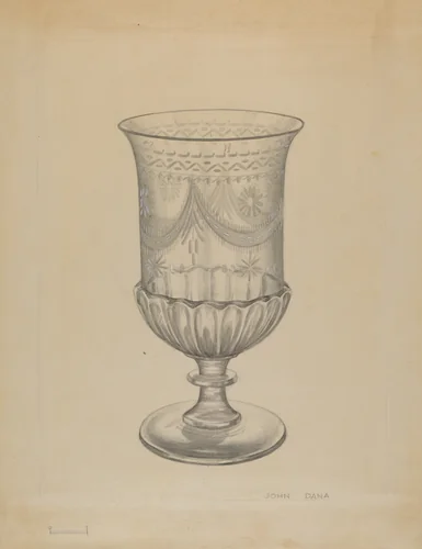 Vase by John Dana, index of american design, 1936