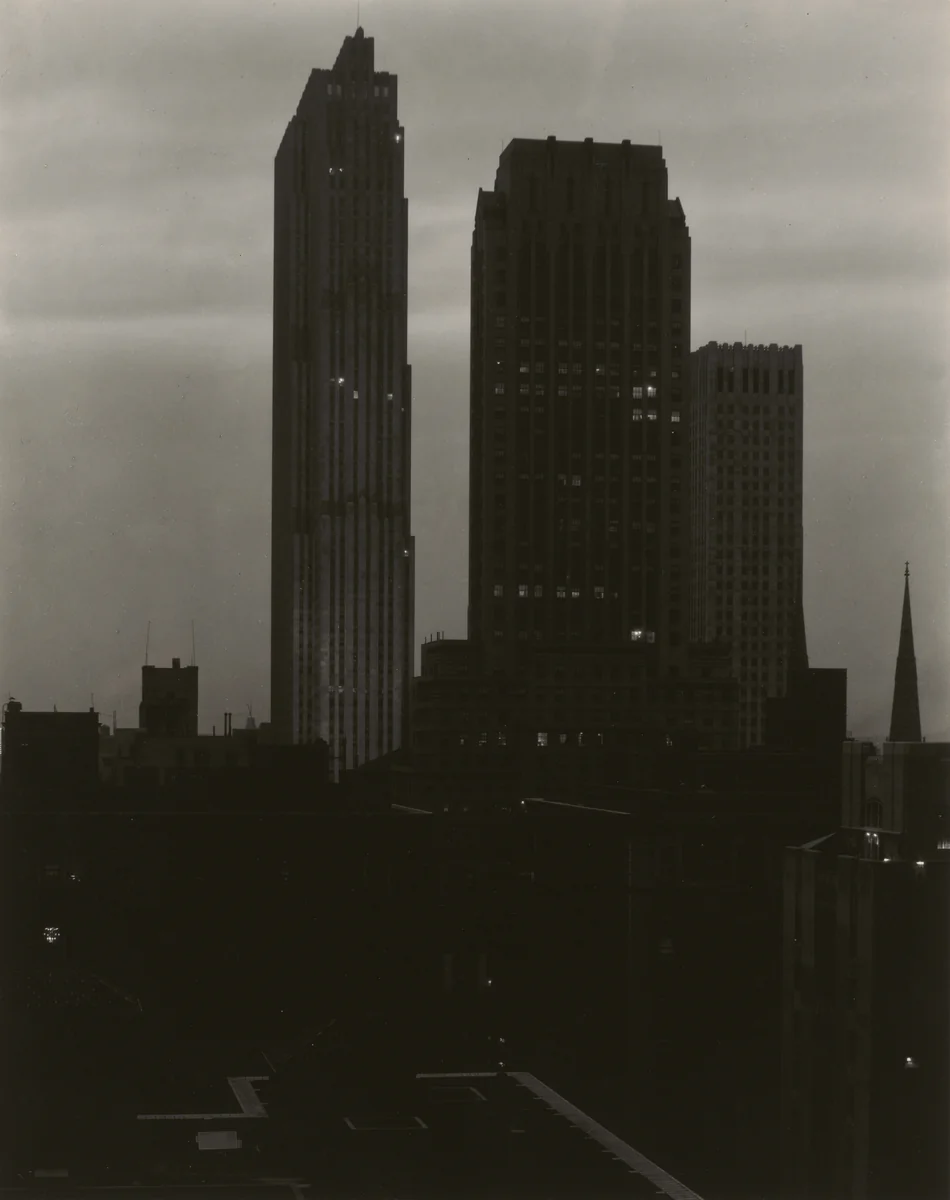 New York from the Shelton by Alfred Stieglitz, photograph, 1935