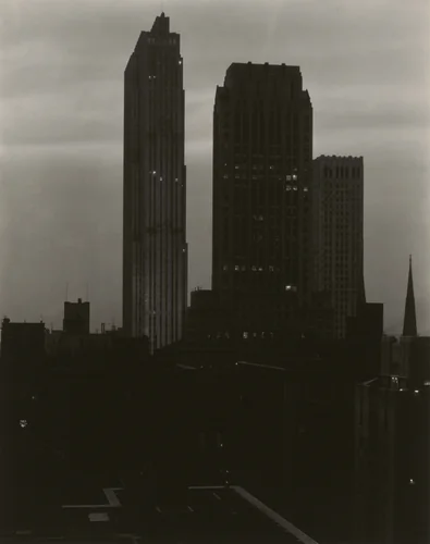 New York from the Shelton by Alfred Stieglitz, photograph, 1935