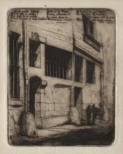 Etchings of Paris: The Street of the Bad Boys by Charles Meryon, print, 1854