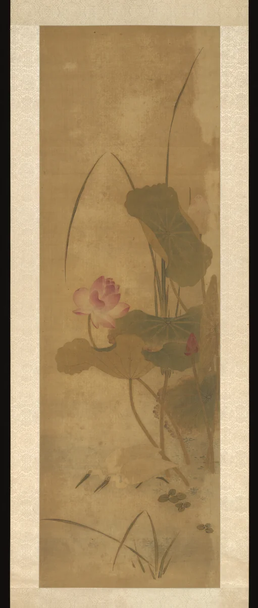 Herons in a Lotus Pond by Unidentified Artist, painting, 1368-1911