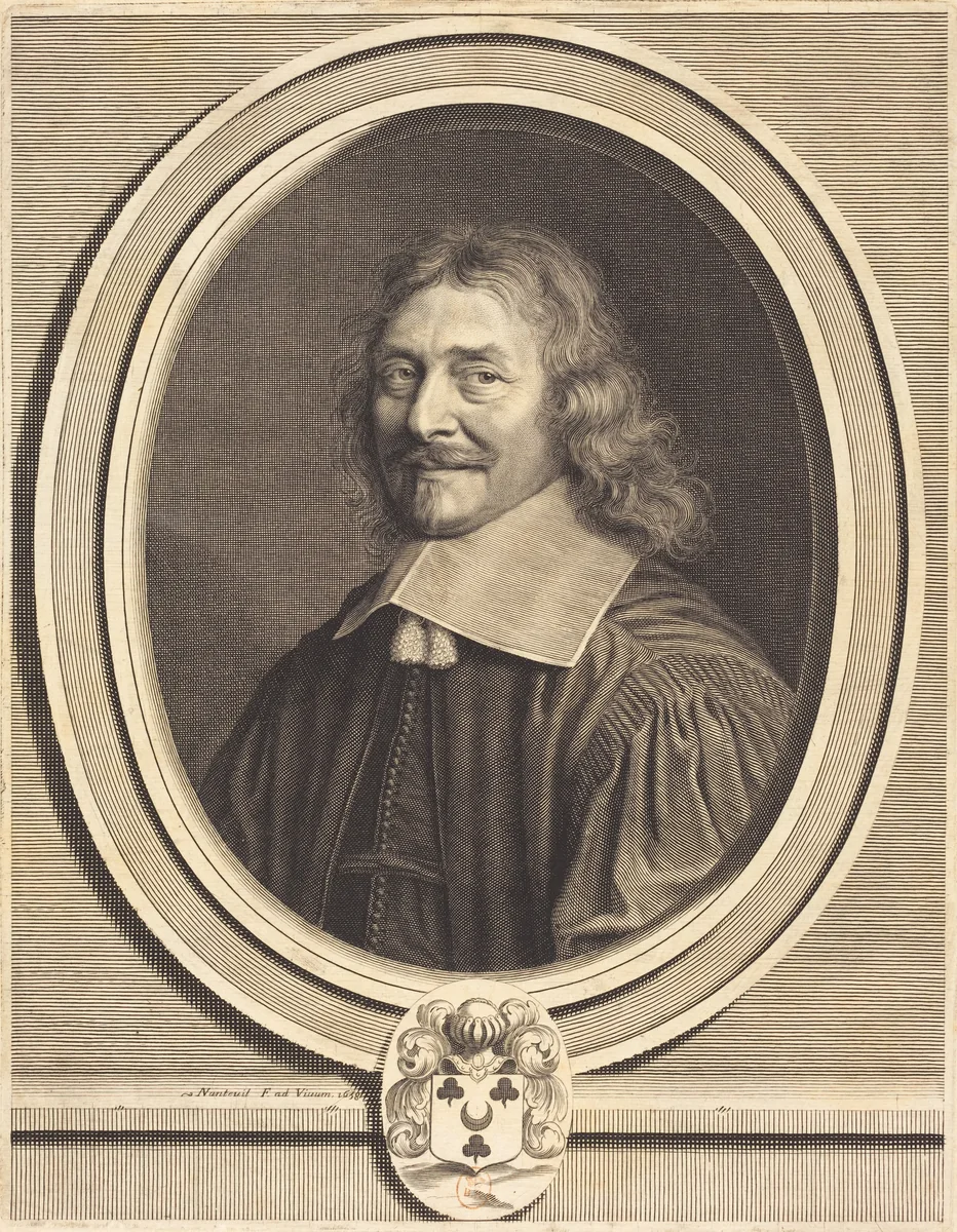Simon Dreux d'Aubray by Robert Nanteuil, print, 1658