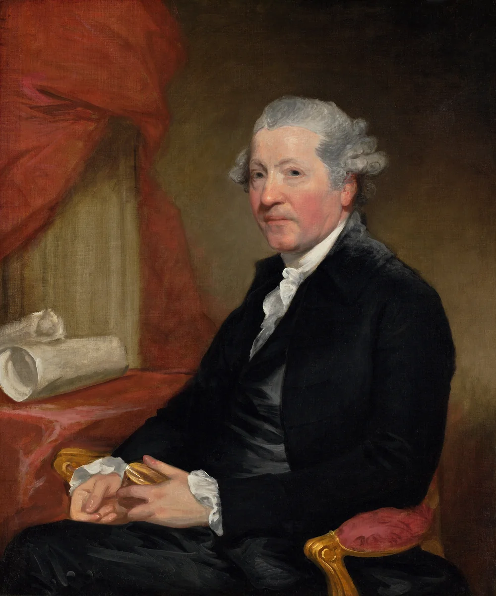 Sir Joshua Reynolds by Gilbert Stuart, painting, 1784