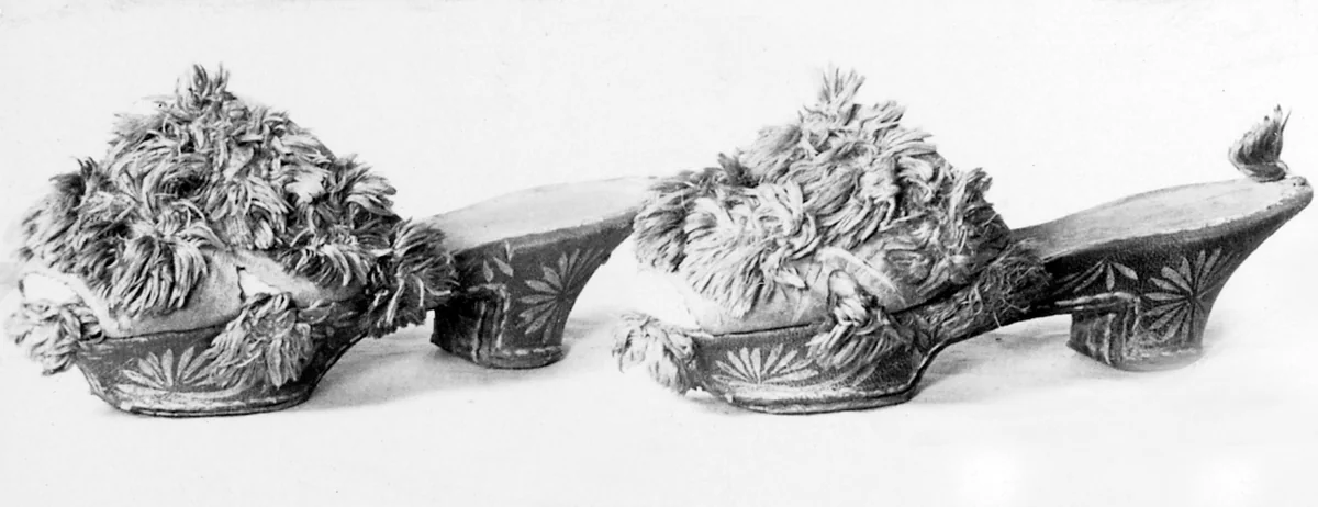 Woman's Clogs by Spain, textile, 1801-1900