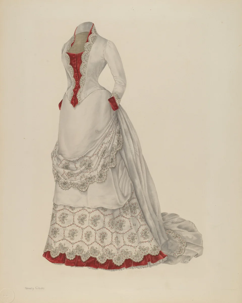 Visiting Dress by Nancy Crimi, index of american design, 1935-1942