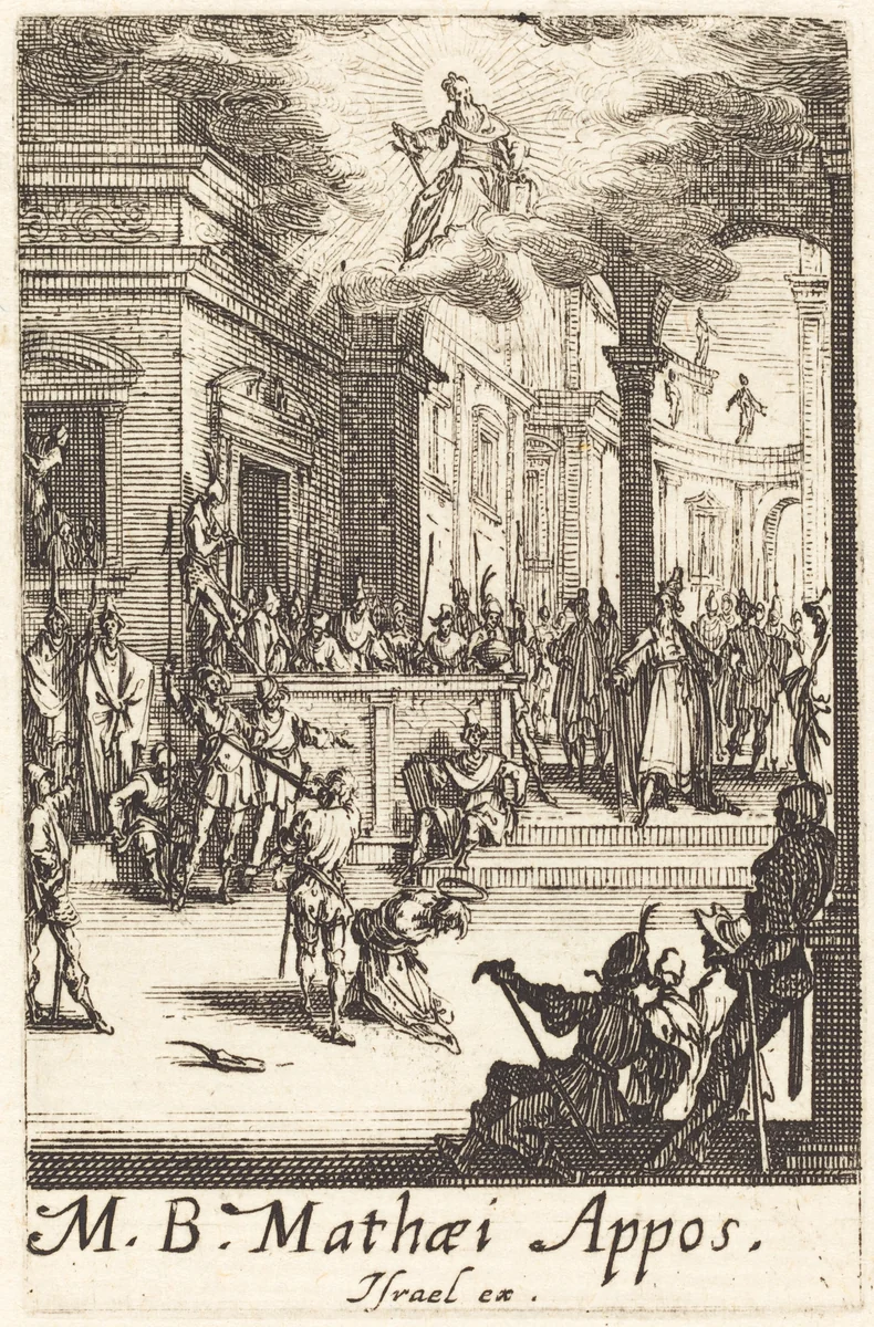 The Martyrdom of Saint Matthew by Jacques Callot, print, 1634-1635