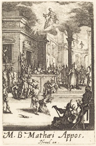 The Martyrdom of Saint Matthew by Jacques Callot, print, 1634-1635