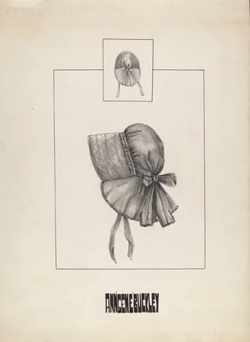 Bonnet by Ann Gene Buckley, index of american design, 1936