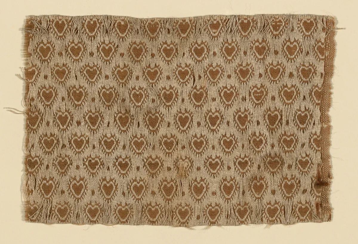 Fragment by Netherlands, textile, 1601-1700