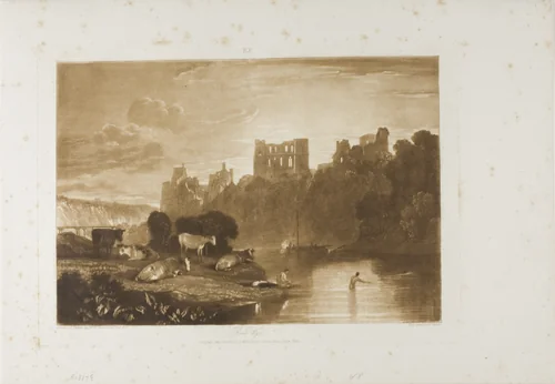 River Wye, plate 48 from Liber Studiorum by Joseph Mallord William Turner, print, 1812