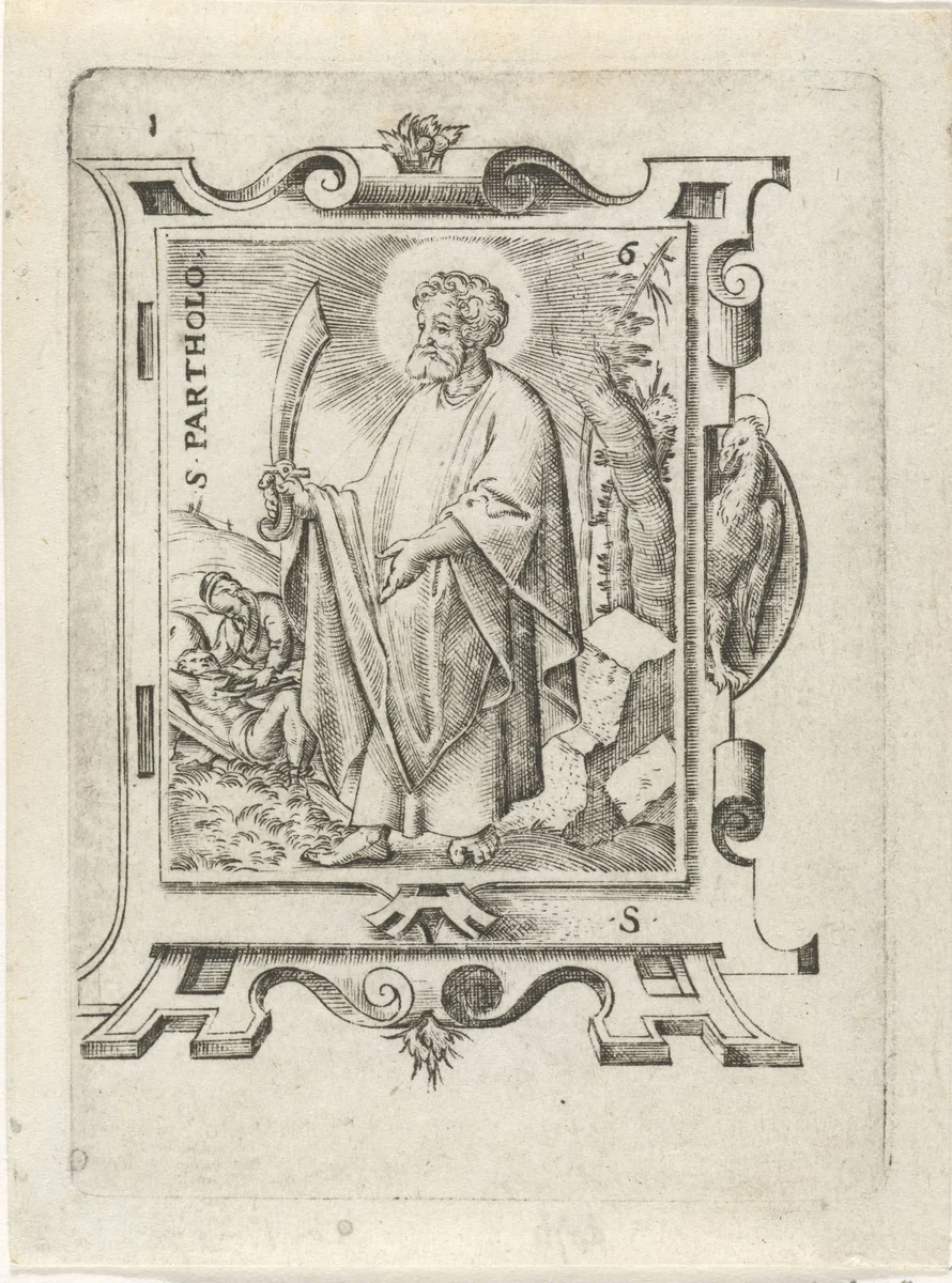 H. Bartholomeus by Virgilius Solis, print, 1524-1562