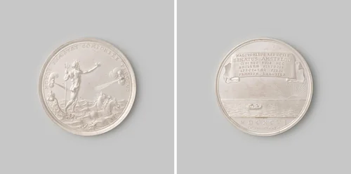 Op de demping van het aansprekersoproer te Amsterdam naar aanleiding van de keur op het begraven by Jacob van Dishoecke, metalwork, 1696