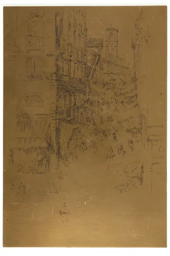 The Rialto by James McNeill Whistler, metalwork, 1879-1880