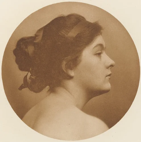 A Study by James Wells Champney, photograph, 1901