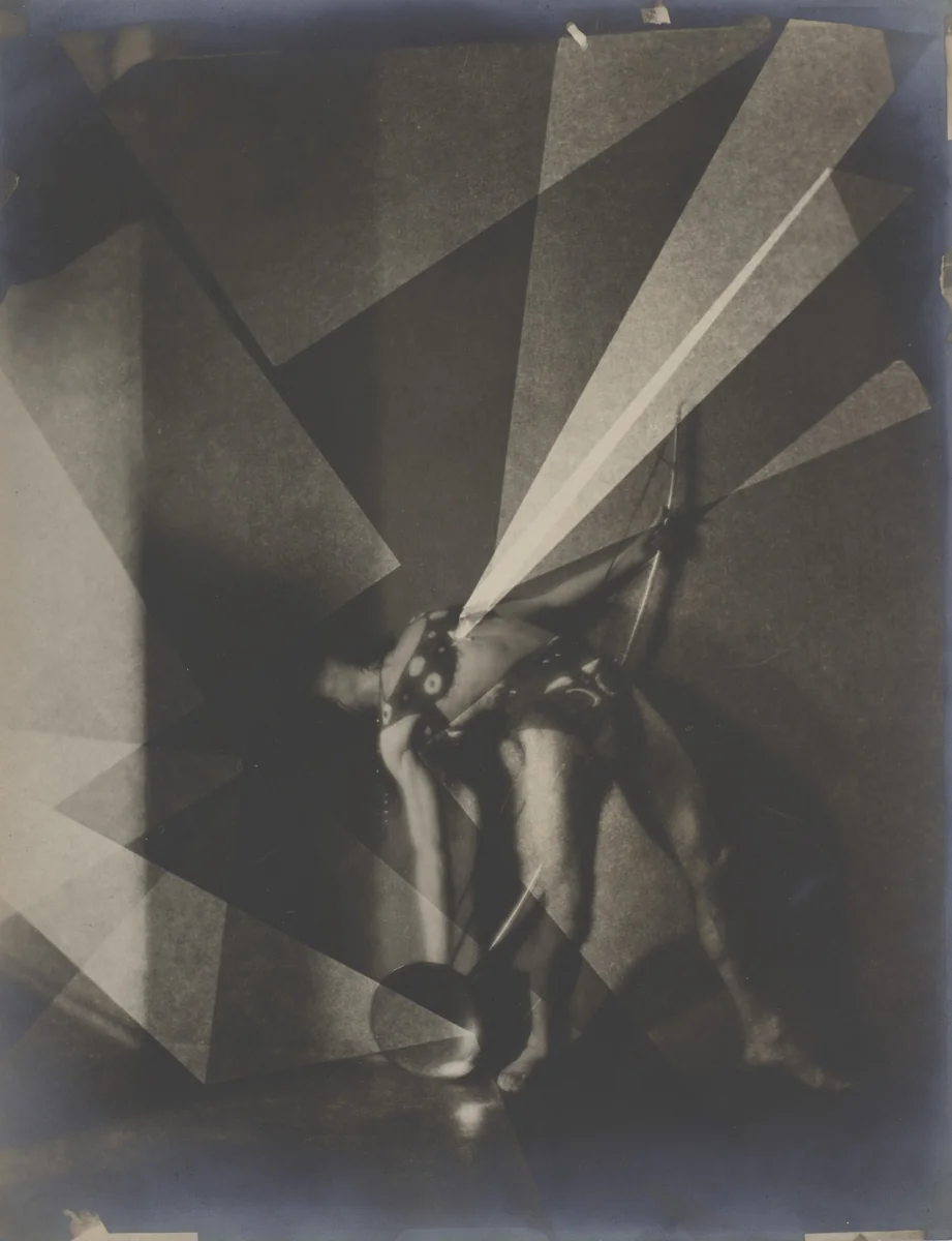 Triangle Composition (Harry Losee) by Jane Reece, photograph, 1922