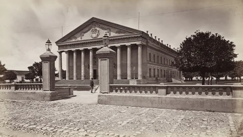 Theatre, Guatemala by Eadweard Muybridge, photograph, 1875