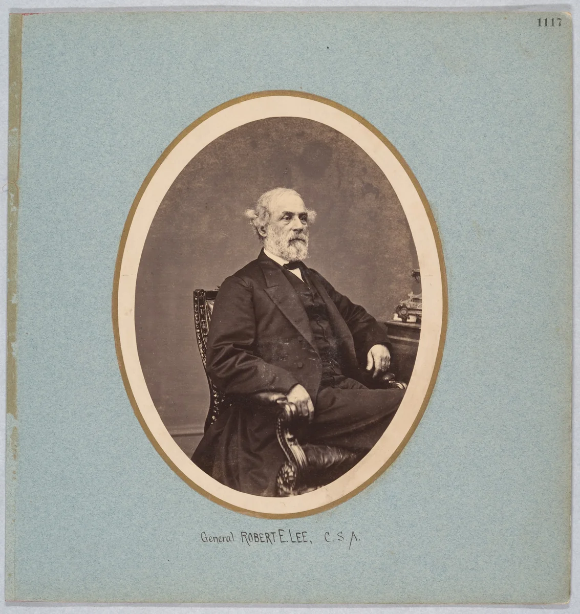Robert E. Lee by Mathew Brady, photograph, 1869