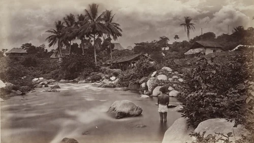 Rio Mazatenango by Eadweard Muybridge, photograph, 1875