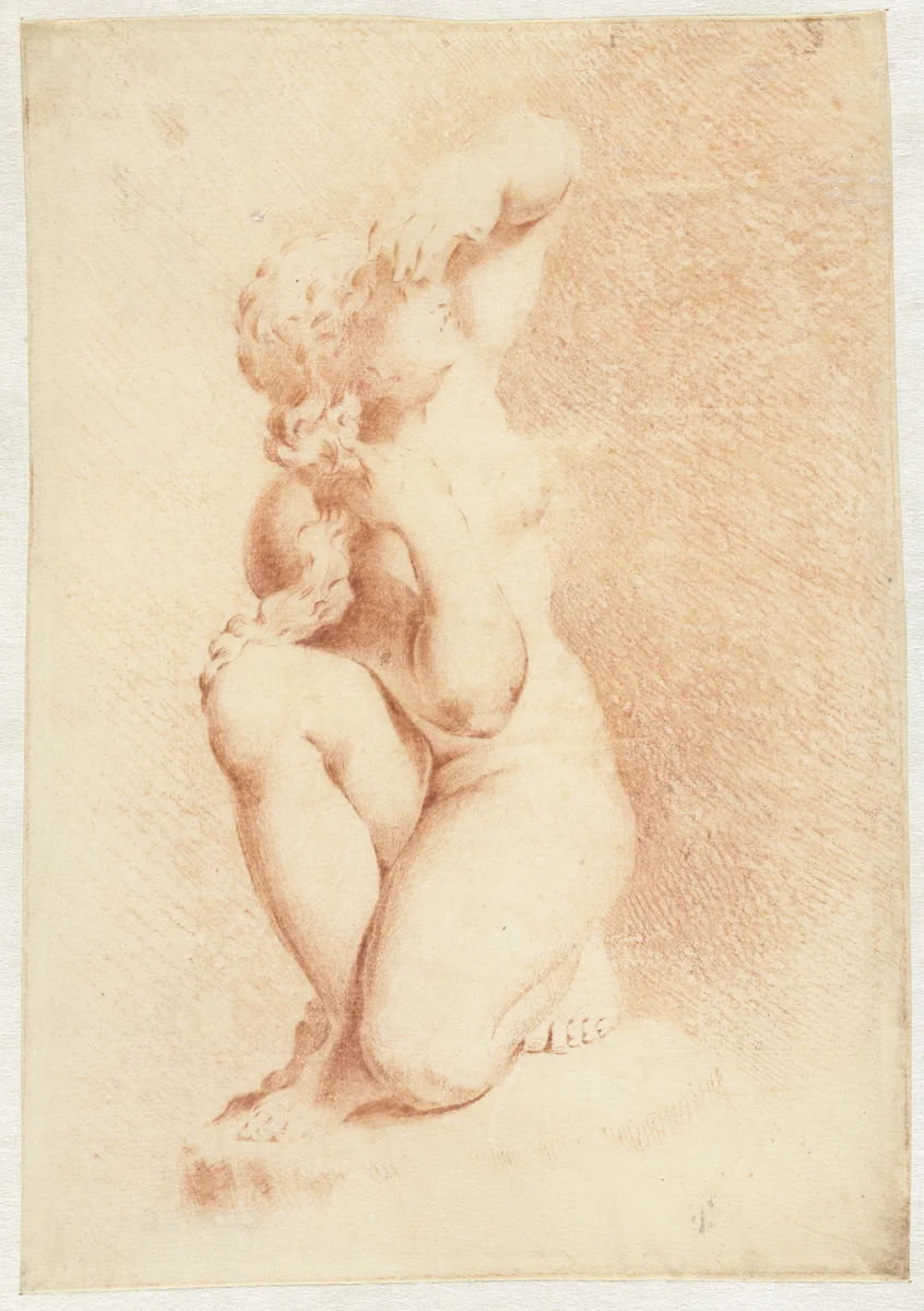 Niobide by Monogrammist WBVH, drawing, 1680