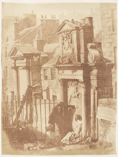 Edinburgh. Greyfriars' Churchyard by Hill and Adamson, photograph, 1843-1847