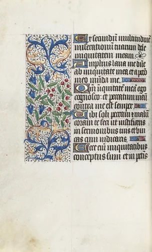 Book of Hours (Use of Rouen): fol. 85v by Master of the Geneva Latini, book, 1465-1475