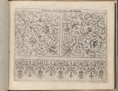 Newes Modelbuch in Kupffer (Page 64r) by Johann Sibmacher, book, 1604