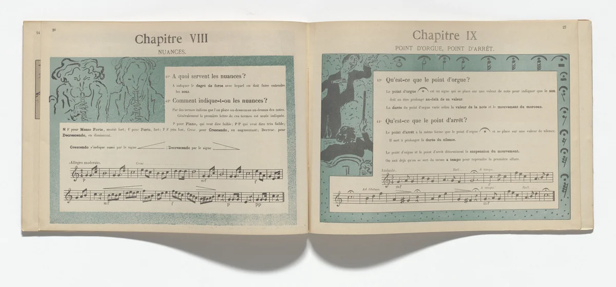 In-text plate (page 27) from Petit solfège illustré (Little Illustrated Solfège) by Pierre Bonnard, illustrated book, 1893