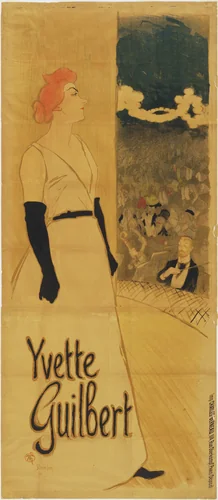 Yvette Guilbert by Théophile-Alexandre Steinlen, design, 1894