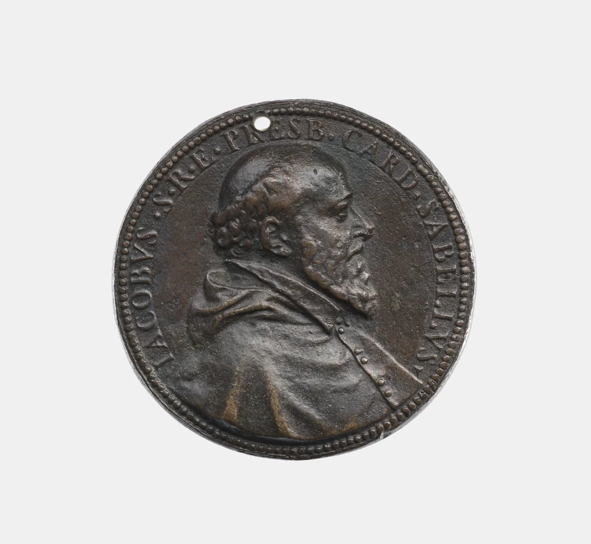 Cardinal Giacomo Savelli (1523–1587) by Jacopo Nizolla, metalwork, 1576