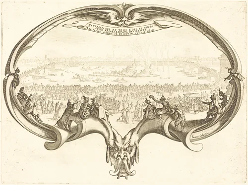 The Fan by Jacques Callot, print, 1619