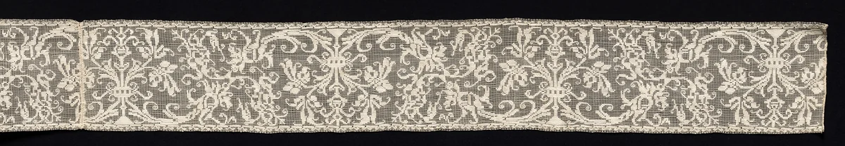 Band with Scroll Pattern by Unknown, textile, 1500-1599