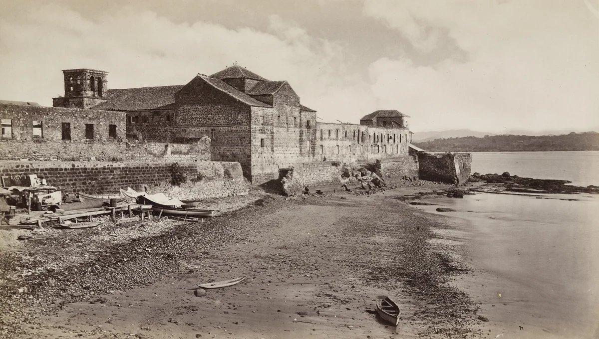 The Convent of Las Monjas, Panama by Eadweard Muybridge, photograph, 1875