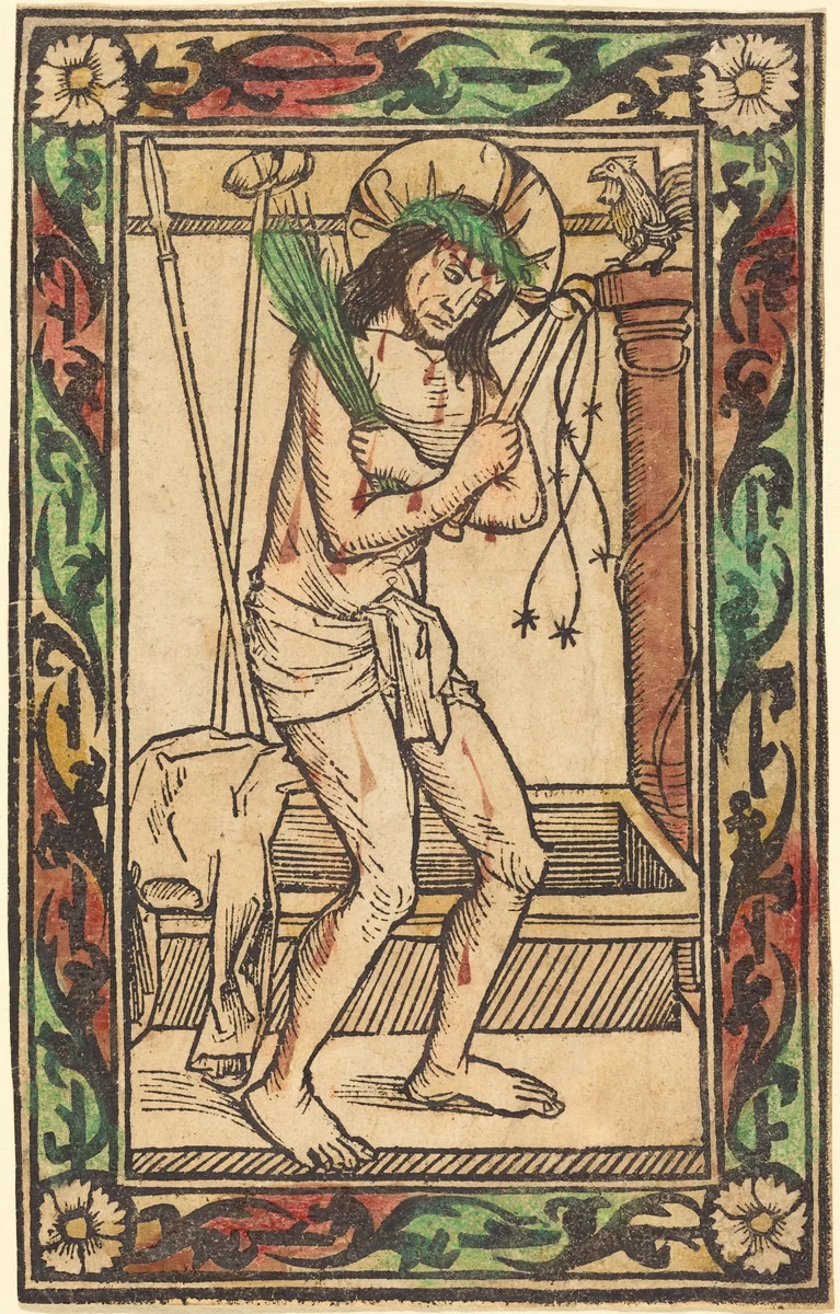 Christ as the Man of Sorrows by German 15th Century, print, 1480-1500