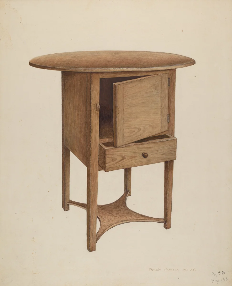 Cellaret by Donald Harding, index of american design, 1942