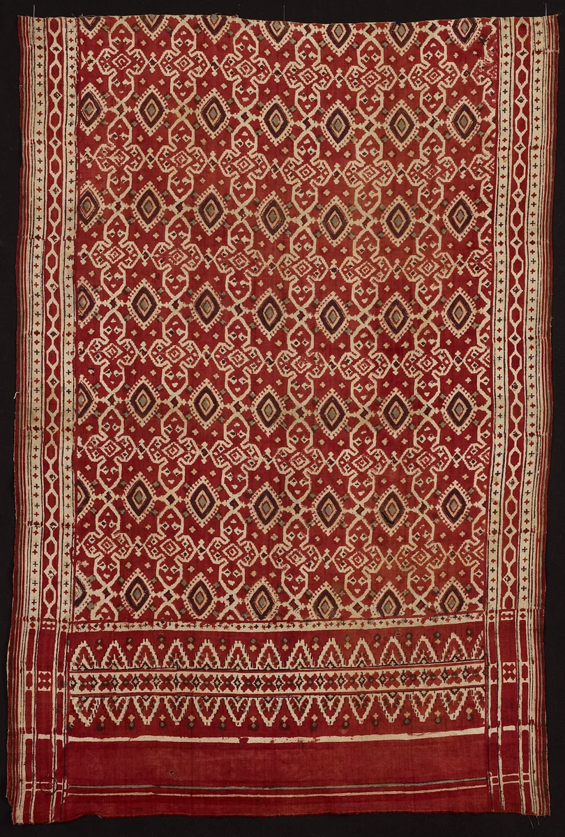 Heirloom Textile (sarasa) by India, Gujarat, textile, 1701-1800
