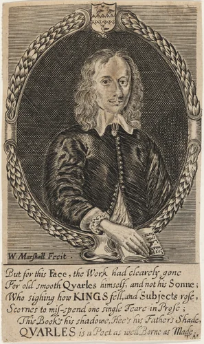John Quarles by William Marshall, print, 1649