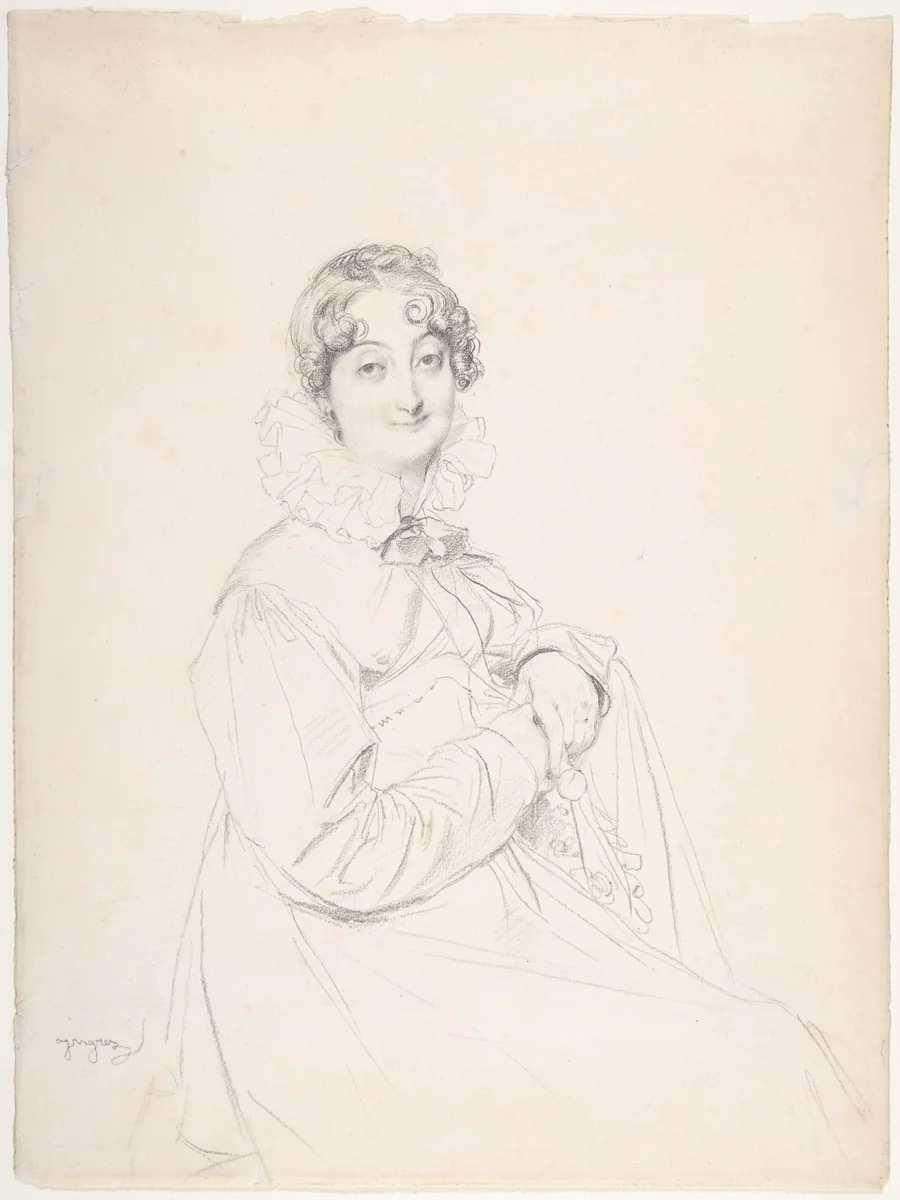 Comtesse Turpin de Crissé by Jean-Auguste-Dominique Ingres, drawing, 1795-1867