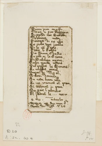 Let the pure soul groan... by Charles Meryon, print, 1854