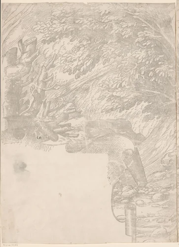 Martelaarschap van de tienduizend (vijfde deel) by Unknown, print, 1515-1520