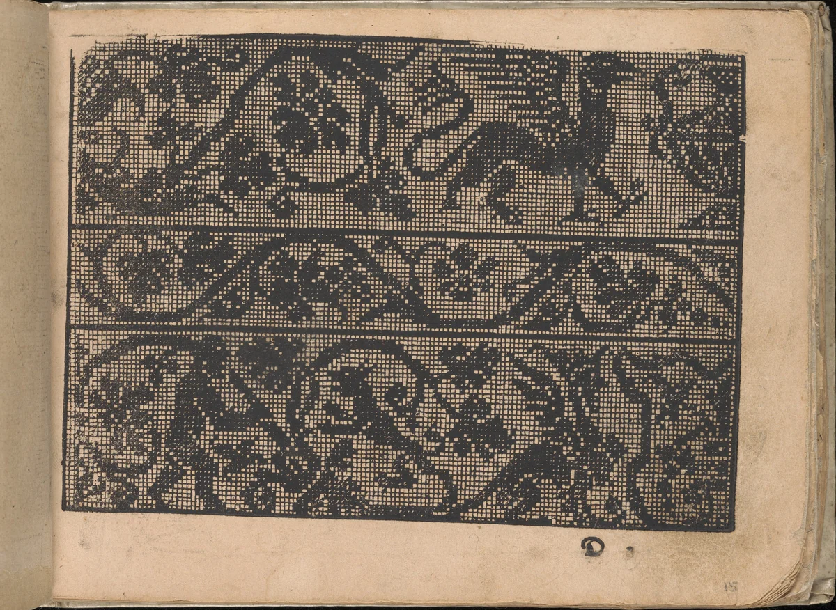 Neu künstlich Modelbuch (page 15r) by Bernhard Jobin, book, 1598