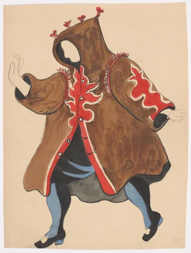 Costume design for the ballet Le Tricorne by Pablo Picasso, illustrated book, 1920
