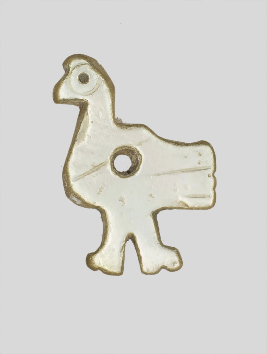 Amulet of a Rooster by Egyptian, metalwork, 301-700