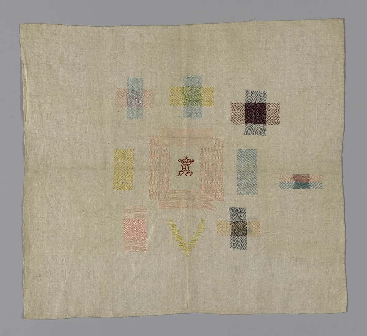Darning Sampler by England, Germany, or Netherlands, textile, 1759