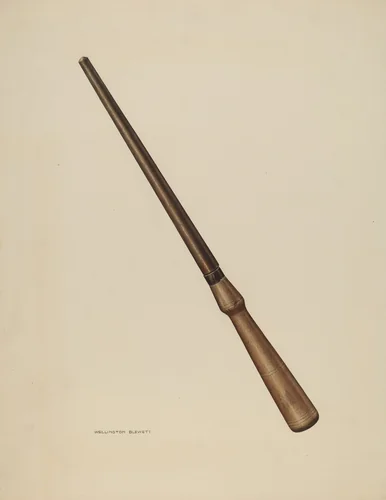 Curling Iron by Wellington Blewett, index of american design, 1939