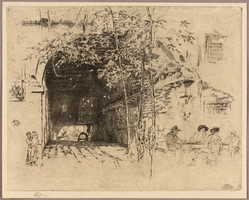 The Traghetto, No. 2 by James McNeill Whistler, print, 1880